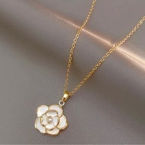 Elegant Camellia Necklace